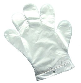 Rękawice jednorazowe L z folii HDPE (100szt) MASTER S-443