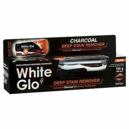 WHITE GLO Charcoal Deep Stain Remover