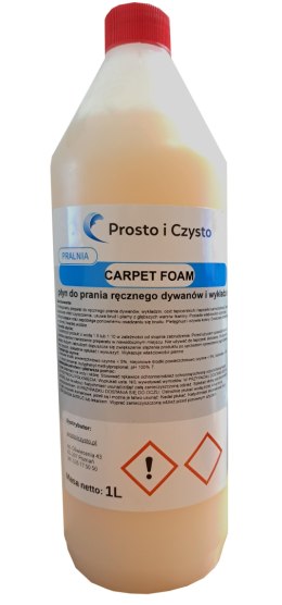 CARPET FOAM - Płyn do prania ręcznego dywanów i wykładzin 1l